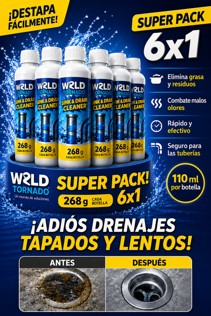 Destapa Cañerías Express 6x1 + Envío Gratis✅